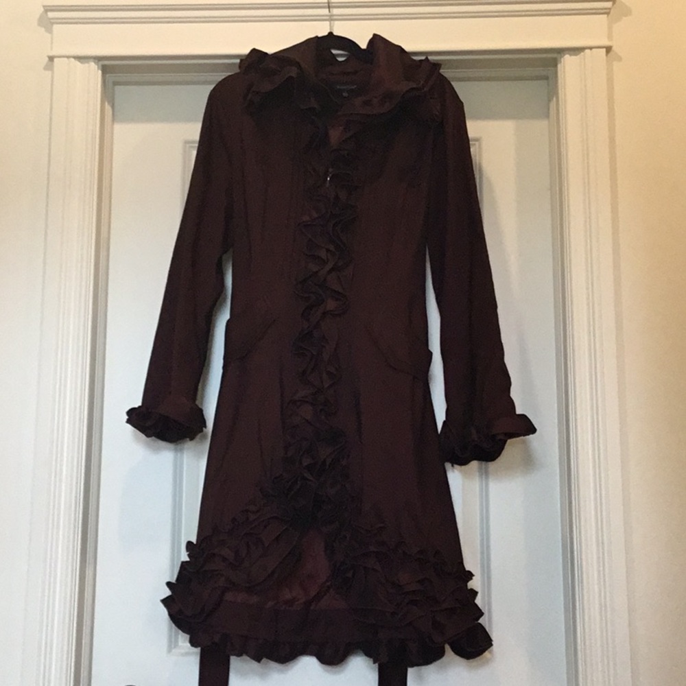 Beautiful  Samuel Dong Ruffle Jacket